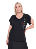 Ulla Popken Shirt in schwarz