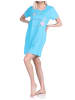 NORMANN kurzarm Nachthemd Schlafshirt frohen Designs - 66964 in bunt