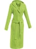 REDBEST Frottier Unisex-Bademantel mit Kapuze Chicago in apfelgrün