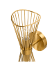 Beliani Wandleuchte PARADA in Gold - (W) 14 x (H) 41 x (L) 17 cm