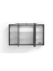 byLiving Spiegelschrank SPREE in anthrazit - B 100, H 60, T 20 cm
