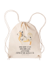 Mr. & Mrs. Panda Turnbeutel Hund Australien Shepherd mit Spruch in Creme