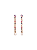 gaya Women Earrings in Rose Gold Multicolor