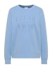 Cecil Sweatshirt mit Wording in Blau