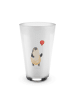 Mr. & Mrs. Panda Glas Pinguin Luftballon ohne Spruch in Transparent