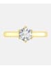 Ethische Diamanten Ring aus 375 Gelbgold mit Lab Grown Diamant