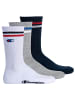 Champion Socken 3er Pack in Blau/Weiß/Grau