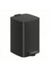 SONGMICS Mülleimer Plushic in Schwarz - (B)34 x (H)40.4 x (T)28.5 cm - 20 L