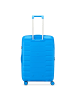 Roncato Skyline 2.0 4 Rollen Kofferset 3-teilig mit Dehnfalte in himmelblau