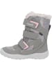 superfit Stiefeletten in hellgrau/rosa