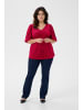 KAFFE curve Bluse langarm KCcacanna Regular fit in Haute red CC