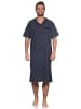 NORMANN Kurzarm Nachthemd - 80226 in dunkelgrau