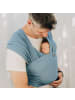 Hoppediz Babytragetuch Elastisches Tragetuch in ocean
