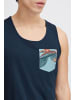 BLEND Tanktop Troppo in Mittelblau
