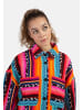 myMo Damen Hemdjacke in Mehrfarbig Neon Pink