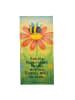 Mr. & Mrs. Panda Badhandtuch Hummel Blume Design mit Spruch in Weiß