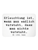 Mr. & Mrs. Panda Kühlschrankmagnet Spruch Erleuchtung Weisheit m... in Weiß