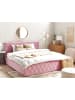 Beliani 2-tlg Doppelbett ROCHEFORT in Rosa