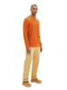 Tom Tailor Pullover in tomato cream orange