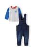Minoti 2tlg. Outfit: Shirt & Hose Lions 1 in Denim-Blau
