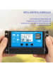 HOMCOM Solarpanel in Schwarz 98,5L x 58B x 2,2H cm