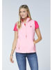 Polo Sylt Fleece-Weste in Pink