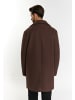 DreiMaster Herren Übergangsmantel In Wolloptik in Braun