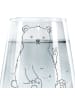 Mr. & Mrs. Panda Trinkglas Eisbär Faul ohne Spruch in Transparent