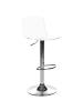 Beliani 2-tlg Drehhocker IMOLA in Transparent/Silber