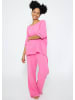SASSYCLASSY Musselin Pyjamashirt in Pink