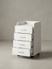 KADIMA DESIGN Rollcontainer WL5.748 40 x 70,5 x 33 cm , Schreibtisch-Container in Weiß