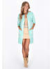 IZIA Women Cardigan in aqua