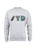 Cotton Prime® Skyline Sweatshirt "Sydney" - Weltenbummler Kollektion in Grau-Melange