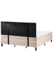 Beliani Doppelbett COUNTESS  in Beige/Braun - (W) 181 x (H) 114 x (L) 201 cm
