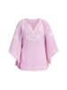 VIRITA Women Poncho in Rosa Weiss