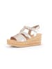 Gabor Keilsandaletten in gold