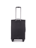 Stratic Stratic Light + 4 Rollen Trolley 68 cm mit Dehnfalte in black