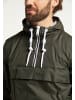 DreiMaster Herren Schlupfjacke in Dunkeloliv