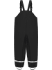 Normani Outdoor Sports Baby Regenhose mit Hosenträgern in Schwarz