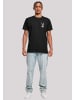 F4NT4STIC T-Shirt Looney Tunes Bugs Bunny Breast Print in schwarz