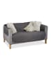 relaxdays Sofaschoner 2 Sitzer in Grau