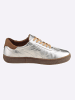 Andrea Conti Sneaker in silberfarben-cognac