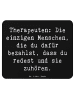 Mr. & Mrs. Panda Mouse Pad Spruch Wunderbare Therapeutin mit Spruch in Schwarz
