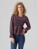 Vero Moda Gesmoktes Top in Black
