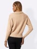 creation L Strickblazer in beige-meliert