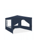 relaxdays 4x Pavillon Seitenwand in Blau - (B)300 x (H)200 cm
