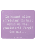 Mr. & Mrs. Panda Mousepad Spruch Selbstvertrauen stärken mit Spruch in Lavendeltraum