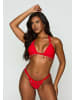 Moda Minx Bikinioberteil Selene Droplet Double Strap Triangle Top in Red