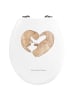 Mr. & Mrs. Panda Toilettendeckel Otter Herz ohne Spruch in Weiß