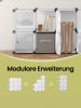 SONGMICS Regalsystem Damion in Weiß - (B)31 x (H)93 x (T)93 cm